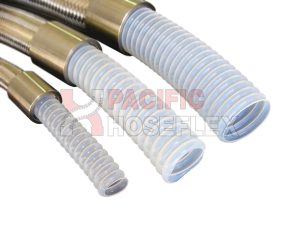 Convoluted Easyflex PTFE - teflon braided hose