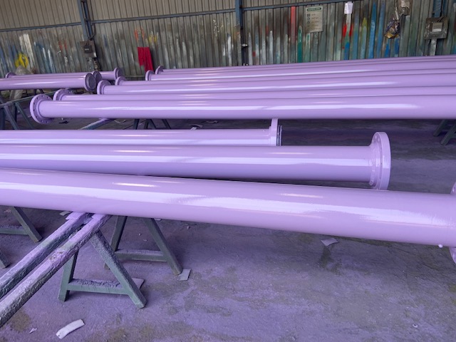 P23 Lilac Dn200 Ptfe Lined Pipe