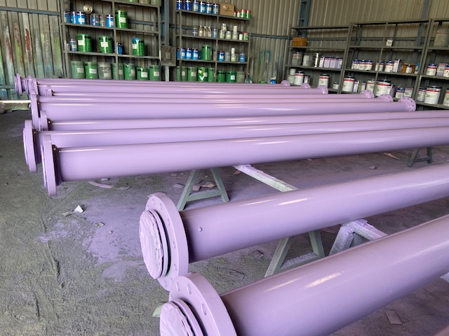 P23 Lilac Dn200 Ptfe Lined Pipe3