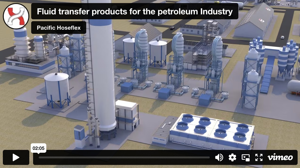 Fluid transfer products for the petroleum industry