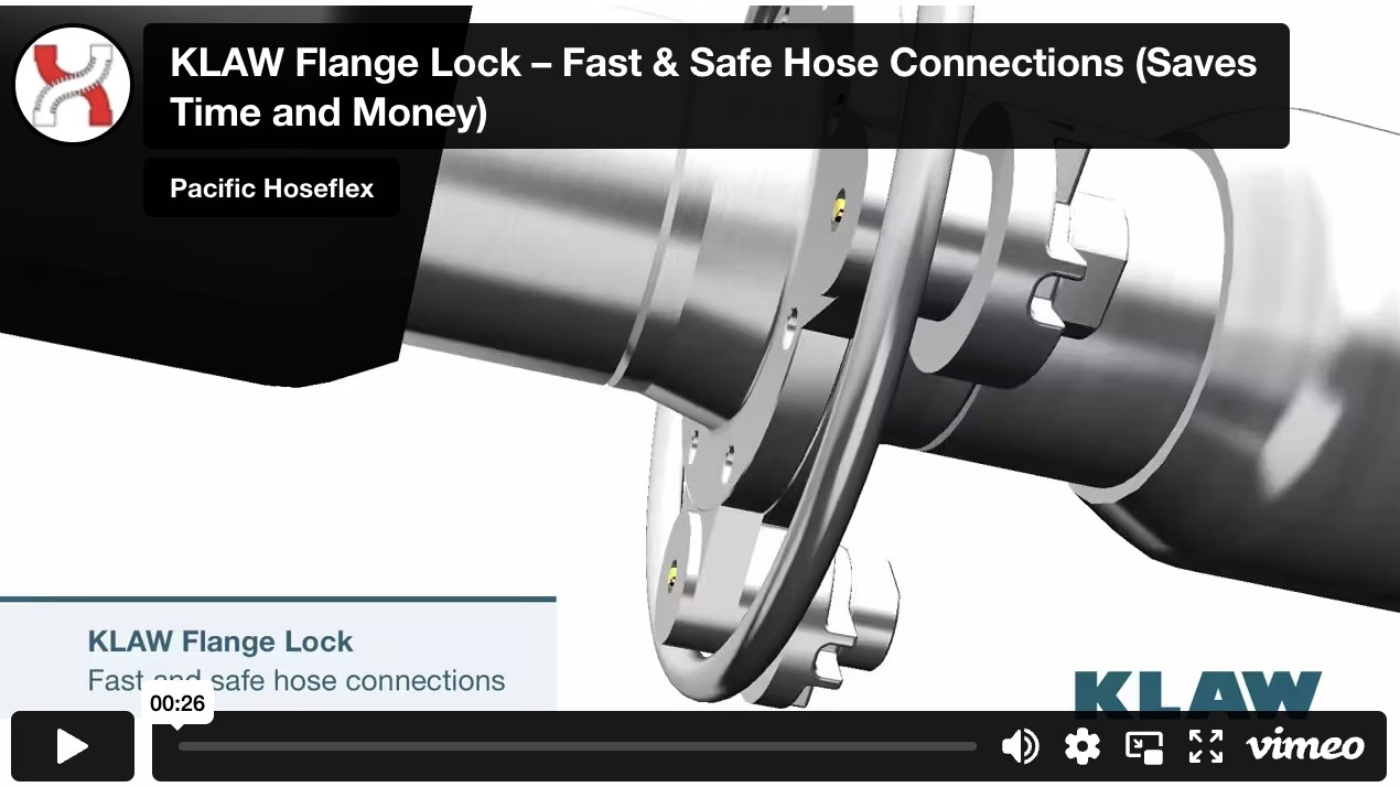 KLAW Flange Lock – Fast & Safe Hose Connections